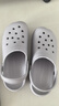 潔麗雅手術(shù)室專(zhuān)用洞洞鞋男士夏季外穿防滑EVA防臭沙灘涼鞋包頭醫用拖鞋 巖石灰 【B款｜Super潮流印花】 42-43 【標準碼】 曬單實(shí)拍圖