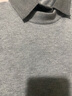 雪中飛（SNOWFLYING）25年新品針織衫男士襯衫領(lǐng)拼色內搭毛衣假兩件厚實(shí)保暖休閑上衣 曬單實(shí)拍圖