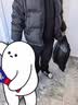 鴨鴨（YAYA）王一博同款320克高充羽絨服男士2026冬季新款防寒加厚面包女外套 青光黑色 【男女同款/高倍充絨】 L 175 (建議130-150斤) 曬單實拍圖