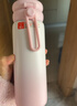 FGA富光兒童保溫杯316L不銹鋼吸管孕產(chǎn)婦水杯學(xué)生便攜喝水彈蓋杯子粉 曬單實(shí)拍圖