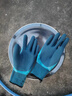 勝麗（SHENGLI） 勞保手套防水耐磨乳膠壓紋薄款透氣園藝手套建筑工地專(zhuān)用款ND120 12副 曬單實(shí)拍圖