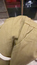 Homlean美式純棉休閑褲男春夏小眾潮牌復古寬松工裝長(cháng)褲子HS60卡其色L 曬單實(shí)拍圖