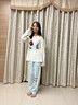 紅豆兒童睡衣女孩純棉2026新款春夏女童長(cháng)袖青少年卡通家居服套裝 30218 160 (M) 建議體重85-100斤 曬單實(shí)拍圖