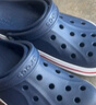 卡駱馳（CROCS）洞洞鞋貝雅卡駱班輕便耐磨一腳蹬休閑鞋|205089 深藍/辣椒紅-4CC 41 /42(260mm) 曬單實(shí)拍圖