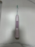 飛利浦（PHILIPS）電動(dòng)牙刷HX6730升級款成人聲波震動(dòng)充電式牙刷5種智能清潔護齦模式 三八節女神禮物 鉆石3系 淡粉色【60天續航】 曬單實(shí)拍圖