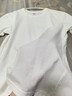 優(yōu)衣庫合作款男女裝涼感大師T AIRism寬松圓領(lǐng)T恤5分袖短袖482295 00 白色 L 曬單實(shí)拍圖