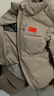 李寧短羽絨服男2025冬季榮耀系列國旗款鴨絨保暖立領(lǐng)外套AYMV661  曬單實(shí)拍圖