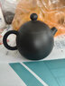 聽(tīng)紫云建水紫陶龍蛋壺全手工茶具精品茶壺大容量泡茶壺紫砂壺家用送禮 黑色 200ml 曬單實(shí)拍圖