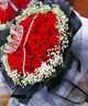 瑣拉鮮花速遞玫瑰花束求婚生日禮物送女友全國同城花店配送 52朵紅玫瑰花束—吾愛(ài) 曬單實(shí)拍圖