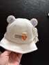 愛(ài)寶適嬰兒帽子春秋寶寶漁夫帽男女童盆帽外出遮陽(yáng)帽太陽(yáng)帽hello熊T151 曬單實(shí)拍圖
