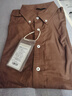 馬登工裝美式休閑磨毛牛津紡襯衫長(cháng)袖外套純棉牛津布薄款襯衣男春 淺棕色 【襯衣男商務(wù)高級感/男士正裝襯衫/免燙抗皺】 XL 曬單實(shí)拍圖