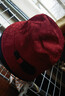 蘇木佰（SOMUBAY）老年人帽子冬季媽媽帽毛線(xiàn)帽奶奶兔毛保暖盆帽紅色本命年新年送禮 酒紅色【單帽】 均碼（56-60CM） 曬單實(shí)拍圖