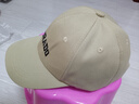 【COLO】鴨舌帽男女同款戶(hù)外休閑顯臉小遮陽(yáng)帽子韓版潮棒球帽 卡其色 曬單實(shí)拍圖