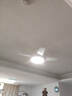 美的（Midea）風(fēng)扇燈餐廳吊扇燈led臥室52寸開(kāi)葉扇全光譜五葉扇熟睡風(fēng)包安裝 曬單實(shí)拍圖