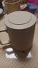 簡(jiǎn)約陶瓷泡茶杯茶水分離杯個(gè)人家用辦公帶蓋過(guò)濾水杯馬克杯子定制 陶瓷柄辦公杯【米黃釉】 曬單實(shí)拍圖