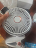 翼輪【五檔變頻風(fēng)扇】小風(fēng)扇桌面小型制冷空調制冷usb可充電夾子立式扇壁掛宿舍床上用臺式臥室辦公室 【冰川白標準款】超長(cháng)續航丨充插兩用丨五檔大風(fēng)力 曬單實(shí)拍圖