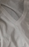 優(yōu)衣庫女裝竹節紗V領(lǐng)T恤/短袖26春夏新款483460 00 白色 XS 曬單實(shí)拍圖