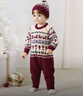 babylove【清倉】寶寶連體衣秋冬圣誕針織毛衣嬰幼兒純棉哈衣爬服冬日確幸 冬日確幸 100cm 曬單實(shí)拍圖