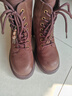 百麗（Belle）張凌赫周雨彤同款小野馬擦色工裝靴女冬新款商場(chǎng)短靴E5C1DDD5 咖啡色-絨里【周雨彤同款】 38 曬單實(shí)拍圖