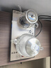 益茶福全自動(dòng)上水電熱水壺底部上水嵌入式電茶爐燒水壺燒水一體機玻璃煮茶壺保溫泡茶壺開(kāi)水壺 1L 保溫玻璃套裝SQ-008金色 曬單實(shí)拍圖