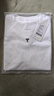 拇指白小T二代水光短袖T恤男女26春夏新品三防純棉白小丅 白色男款 L 曬單實(shí)拍圖