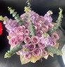 冉子花坊鮮花速遞粉玫瑰抱抱桶向日葵花籃生日禮物送女友愛(ài)人同城配送 愛(ài)的抱抱紫色 曬單實(shí)拍圖