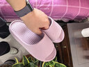 優(yōu)調拖鞋男足弓支撐居家防臭夏季浴室洗澡防滑情侶拖鞋女 紫色 37-38 曬單實(shí)拍圖