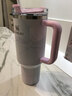 STANLEY保溫杯水杯吸管杯大容量不銹鋼保溫保冷杯男女禮物1.18L薄紗水彩 曬單實(shí)拍圖