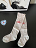 貝因美（Beingmate）嬰兒長(cháng)筒襪新生兒襪子春季寶寶過(guò)膝襪男女童透氣無(wú)骨兒童高筒襪子 曬單實(shí)拍圖