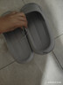 百慕傾臣踩屎感拖鞋男士夏季外穿2025新款室內家居厚底防滑eva涼拖鞋夏天 灰色【EVA不臭腳】 42-43 適合41-42（內長(cháng)265mm） 曬單實(shí)拍圖