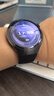 華為（HUAWEI）鴻蒙AI智能手表 HUAWEI WATCH 5 46mm基礎款 深錆色不銹鋼表殼+黑色氟橡膠表帶華為watch5智能手表 曬單實(shí)拍圖