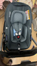 maxicosi邁可適嬰兒提籃寶寶安全座椅0-15個(gè)月新生兒睡籃外出便攜式座椅 Pebble S【石墨灰】可搭配推車(chē) 曬單實(shí)拍圖