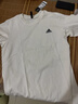 adidas情侶休閑純棉上衣圓領(lǐng)短袖T恤男女夏季阿迪達斯官方輕運動(dòng) 米白   XL 曬單實(shí)拍圖