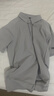 阿迪達斯（adidas）POLO衫男裝快干透氣舒適戶(hù)外運動(dòng)休閑短袖KB5977 淺灰 M 曬單實(shí)拍圖