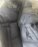 網(wǎng)易嚴選【斷碼清倉】90白鴨絨面包羽絨服加厚保暖蓬松零壓三防男女同款 水墨藍-連帽拼色 M 曬單實(shí)拍圖