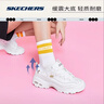斯凱奇小白熊|女鞋春季透氣小白鞋增高復古老爹鞋運動(dòng)鞋11931 曬單實(shí)拍圖