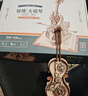 若客（ROKR）綺夢(mèng)大提琴 八音盒音樂(lè )盒積木拼圖diy手工木質(zhì)拼裝模型生日禮物 曬單實(shí)拍圖