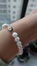京潤珍珠手鏈女925銀灼華淡水珍珠手串簡(jiǎn)約年輕款自戴生日禮物送女友 曬單實(shí)拍圖