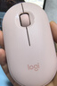 羅技（Logitech）時(shí)尚系列 PEBBLE鼠標 無(wú)線(xiàn)藍牙鼠標 辦公靜音鼠標 女性鼠標對稱(chēng)鼠標 鵝卵石造型 玫瑰粉 曬單實(shí)拍圖