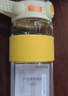 九陽(yáng)（Joyoung）運動(dòng)水杯塑料杯學(xué)生戶(hù)外便攜杯彈扣杯子直飲杯黃色WR103-600ml 曬單實(shí)拍圖