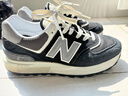 NEW BALANCE NB574LG 官方春季男鞋女鞋厚底情侶復古百搭網(wǎng)面黑色休閑運動(dòng)鞋 黑色 U574LGG1 40 (腳長(cháng)25cm) 曬單實(shí)拍圖