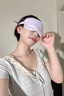 LUCYLEE美國睡眠眼罩桑蠶絲真絲睡眠0壓感透氣遮光助眠睡覺(jué)專(zhuān)用緩解疲勞 優(yōu)雅黑-無(wú)壓感 【100%真絲 - 親膚0透光】 曬單實(shí)拍圖