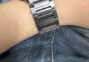JINGZ【全鈦金屬】適用華為非凡大師2表帶磁吸全鈦金屬HUAWEI WATCH Ultimate 2非凡探索手表鈦合金腕帶 獨(dú)家專利【鈦灰色】全鈦磁吸 46mm表盤（非凡大師適配） 曬單實(shí)拍圖
