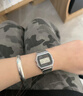 卡西歐（CASIO）卡西歐手表男電子表A158WA-1男表女表運動(dòng)學(xué)生表銀色小方塊 曬單實(shí)拍圖