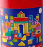 Hape(德國)兒童積木玩具桶裝80粒進(jìn)口山毛櫸數字字母生日禮物E8402 曬單實(shí)拍圖