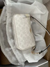 蔻馳（COACH）【品牌直供】女士NOLITA19經(jīng)典標志手提單肩包白色CW426禮物 曬單實(shí)拍圖