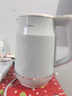 美的（Midea）電熱水壺 2L大容量 大功率速沸雙層防燙不銹鋼無(wú)縫內膽好清洗 即熱式燒水壺電水壺 快速燒水少等待 2L 【304不銹鋼】1800W功率 曬單實(shí)拍圖