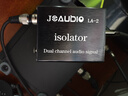 JRAUDIO 專(zhuān)業(yè)共地音頻隔離器6.5音響噪音濾波消除電流聲變壓器音響信號降噪器卡儂雜音消除器 LA-2音頻隔離器 曬單實(shí)拍圖