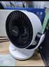 格力（GREE）空氣循環(huán)扇家用桌面電風(fēng)扇超靜音節能臥室空調扇渦輪搖頭小風(fēng)扇辦公室床頭臺式風(fēng)扇空調伴侶 黑白色【機械款】3檔調節/左右搖頭 曬單實(shí)拍圖