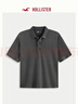 HOLLISTER美式25夏季街頭百搭短袖POLO衫T恤男裝324-5455 黑色 S (175/92A) 曬單實(shí)拍圖